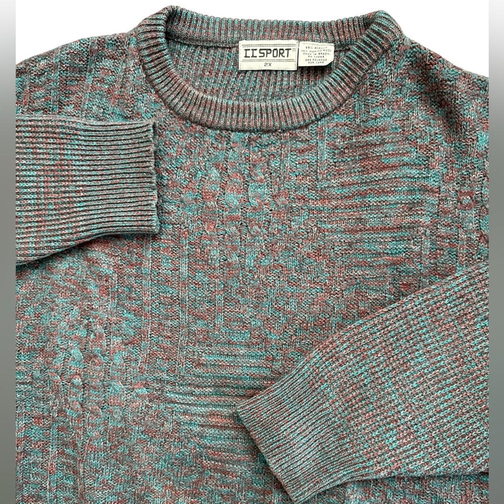 Vintage CC Sport Men’s Wool Blend Grandpa‎ Style Sweater Size 2XL Mr. Rodgers